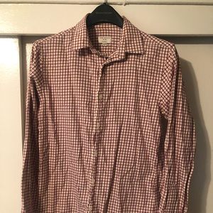 Club Monaco Slim Fit Flannel Oxford